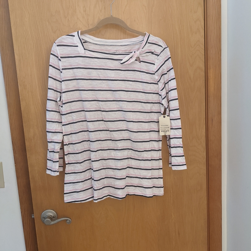 St John's Bay 3/4 sleeve shirt